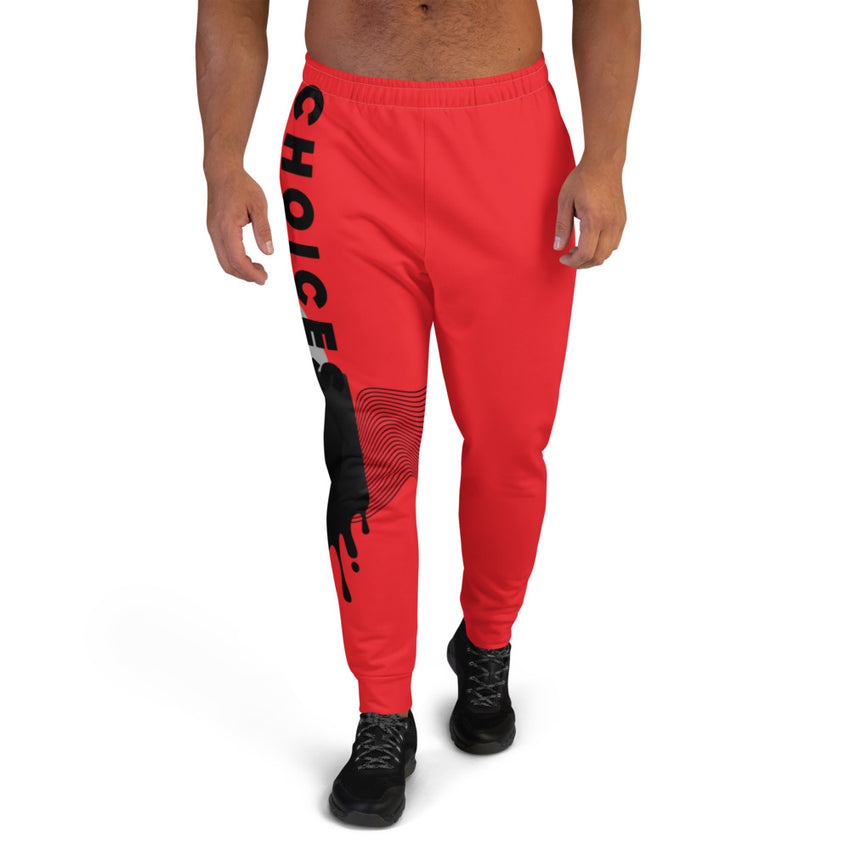 Black XI on Red Joggers*