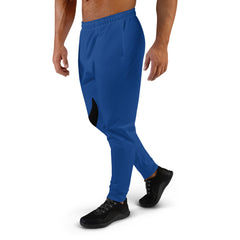 Black Drip Blue Men's Joggers*