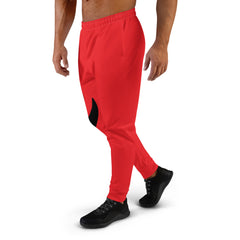 Black Drip Red Men's Joggers*