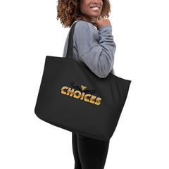 Gold Choices Large Organic Tote Bag*