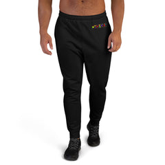 Block L Hip Black Poly Joggers*