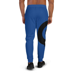 Black Drip Blue Men's Joggers*