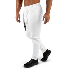 Mocha1 Black on White Men's Joggers*