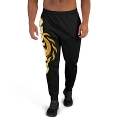 Gold Choices on Black Men's Poly Joggers*