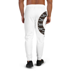 Mocha1 Black on White Men's Joggers*