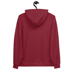 Gold Choices on Burgundy Poly Hoodie*