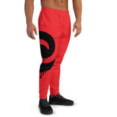 Black Drip Red Men's Joggers*