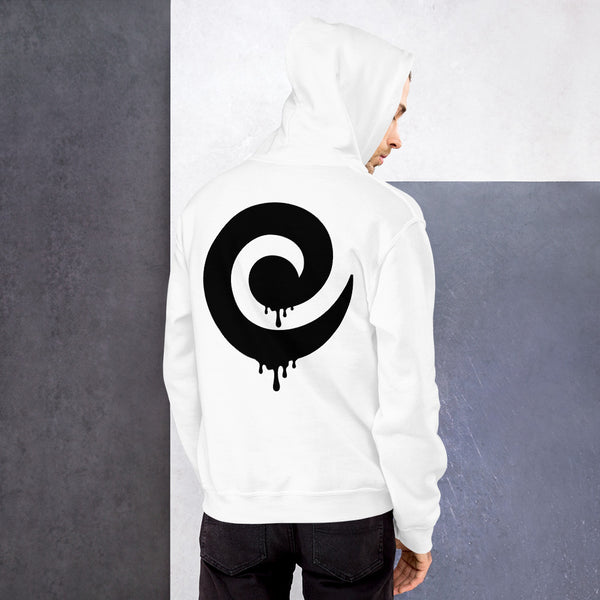 Black Drip on Back Pullover Hoodie*