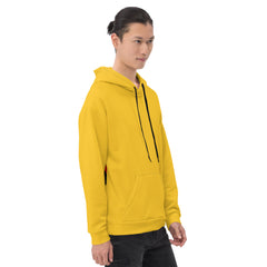 Yellow Block Full Back Pullover Hoodie*