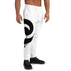 Black Drip White Men's Joggers*