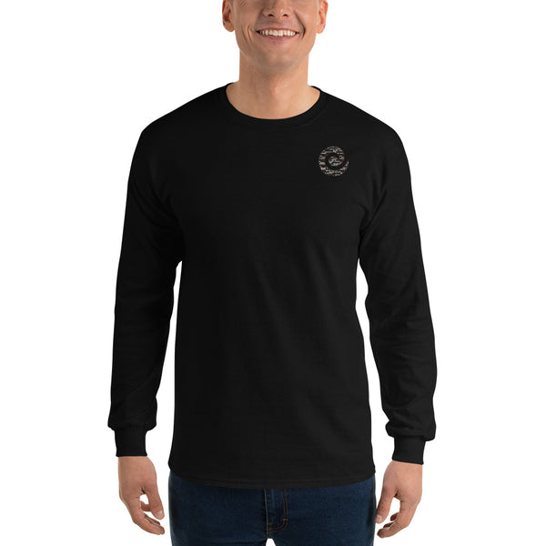 Mocha1 Black L Chest Long Sleeve Shirt*