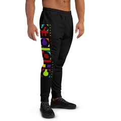 Block on Black Joggers*