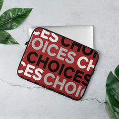 Red Choices Multi Laptop Sleeve*