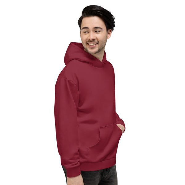 Gold Choices on Burgundy Full Back Pullover Hoodie*