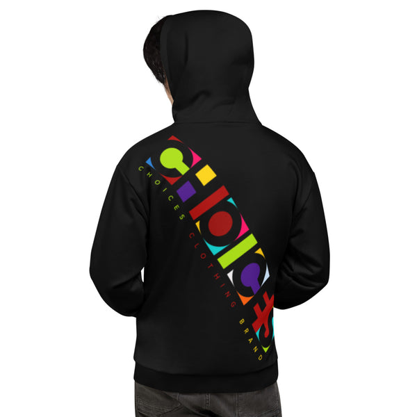 Black Block Full Back Pullover Hoodie*