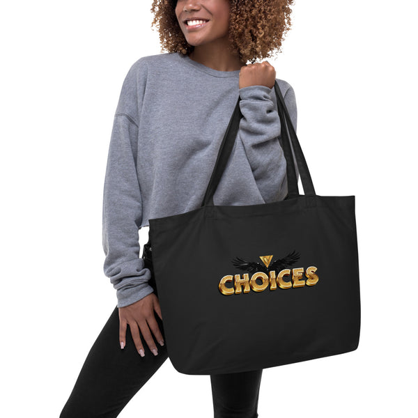 Gold Choices Large Organic Tote Bag*