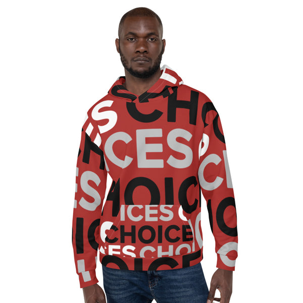 Red Choices Pullover Hoodie*