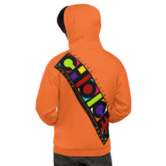 Orange Block Full Back Pullover Hoodie*