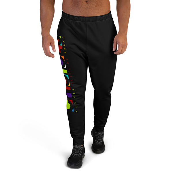 Block on Black Joggers*