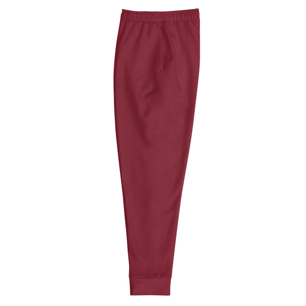 Gold Choices on Burgundy Men's Poly Joggers*